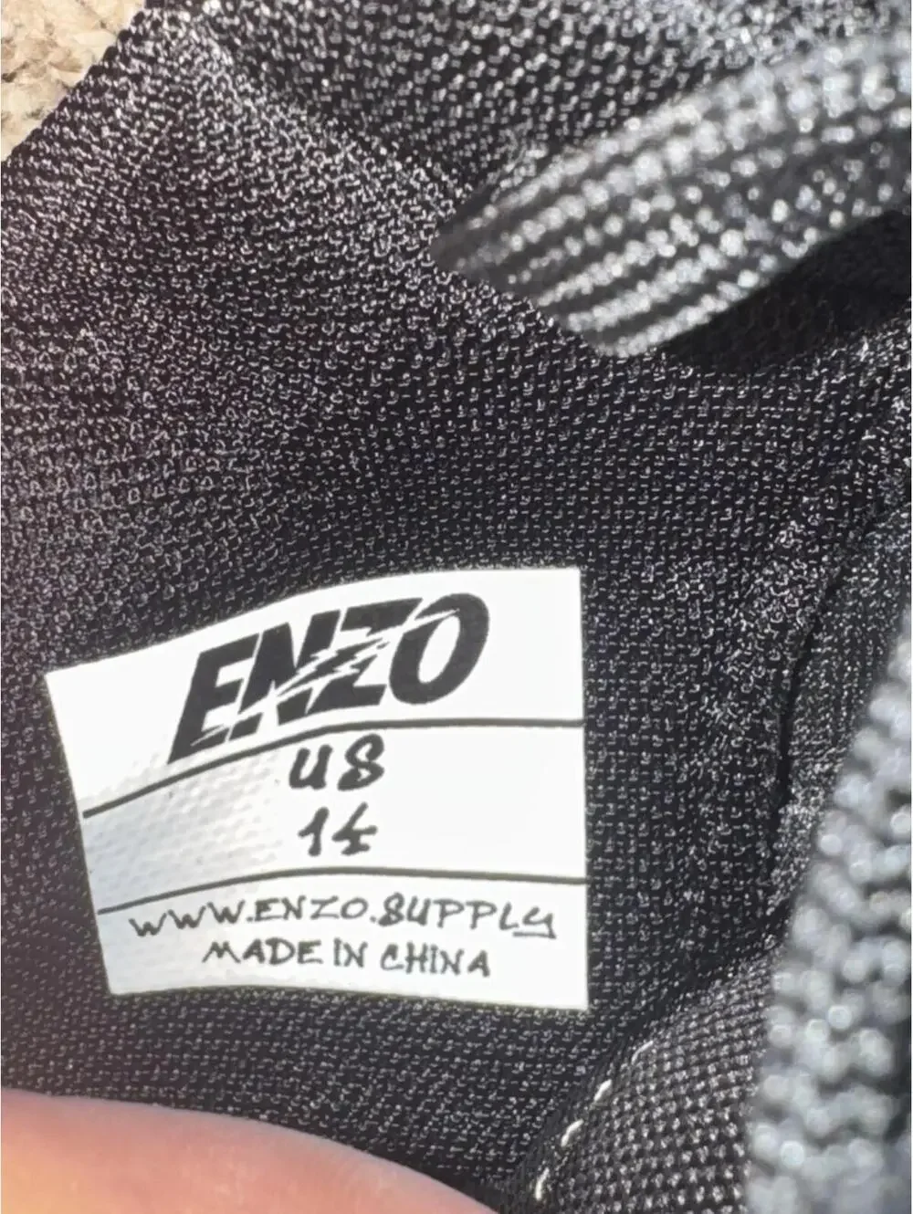 NIB Phantom Black Enzo Cleats.  Size 14 NEW!